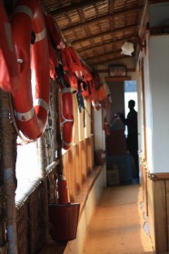 View of hallway to the kitchen on houseboat