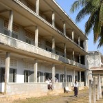 Inside the walls of the Tuol Sleng Genocide Museum