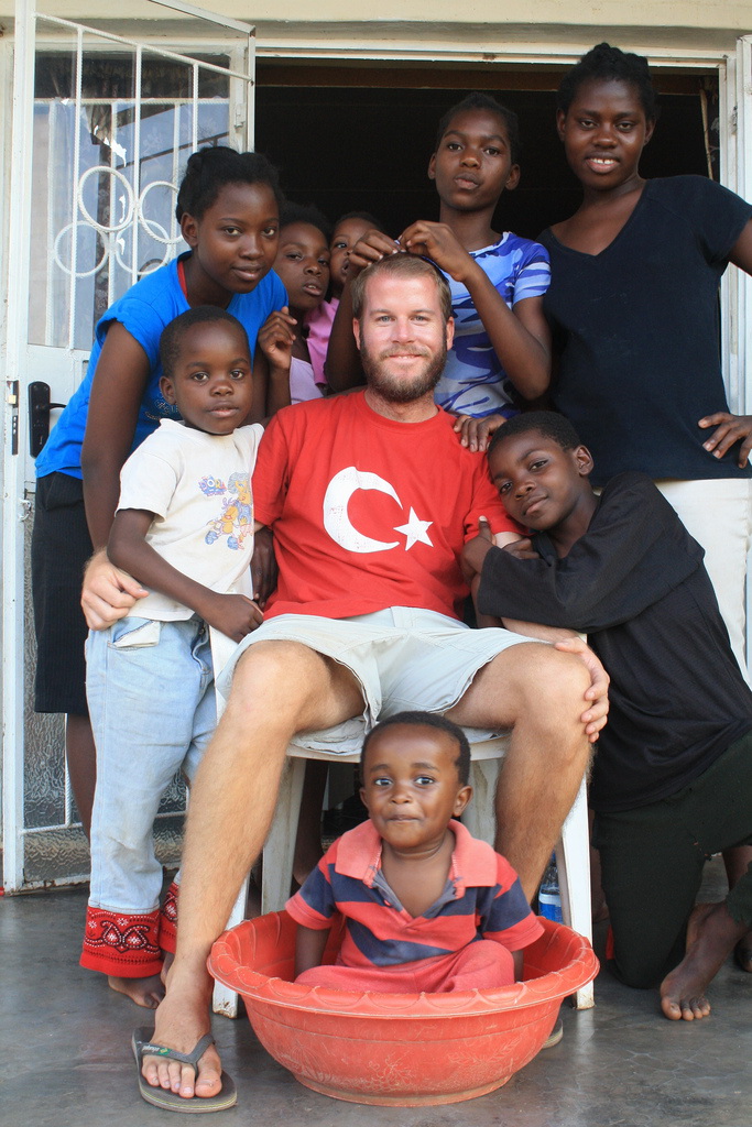 Hanging with the kids at Mazabuka Orphanage