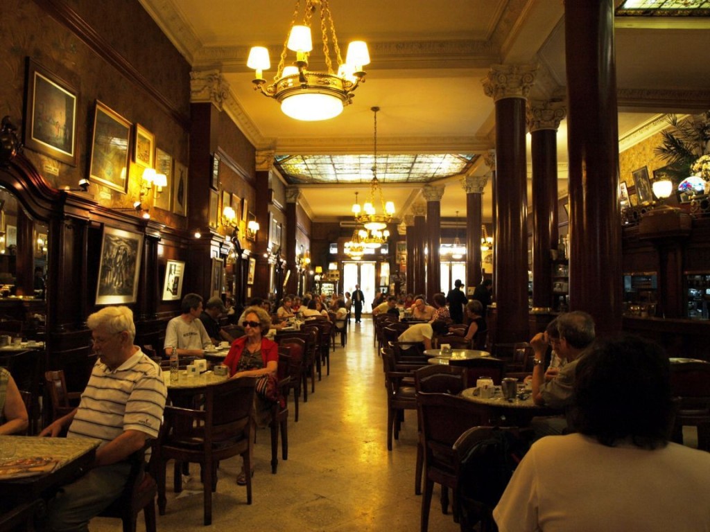 Argentina's most famous cafe - Cafe Tortoni -