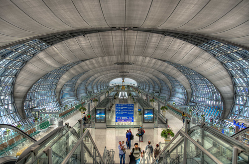 Bangkok's airport is a temple of contemporary architecture